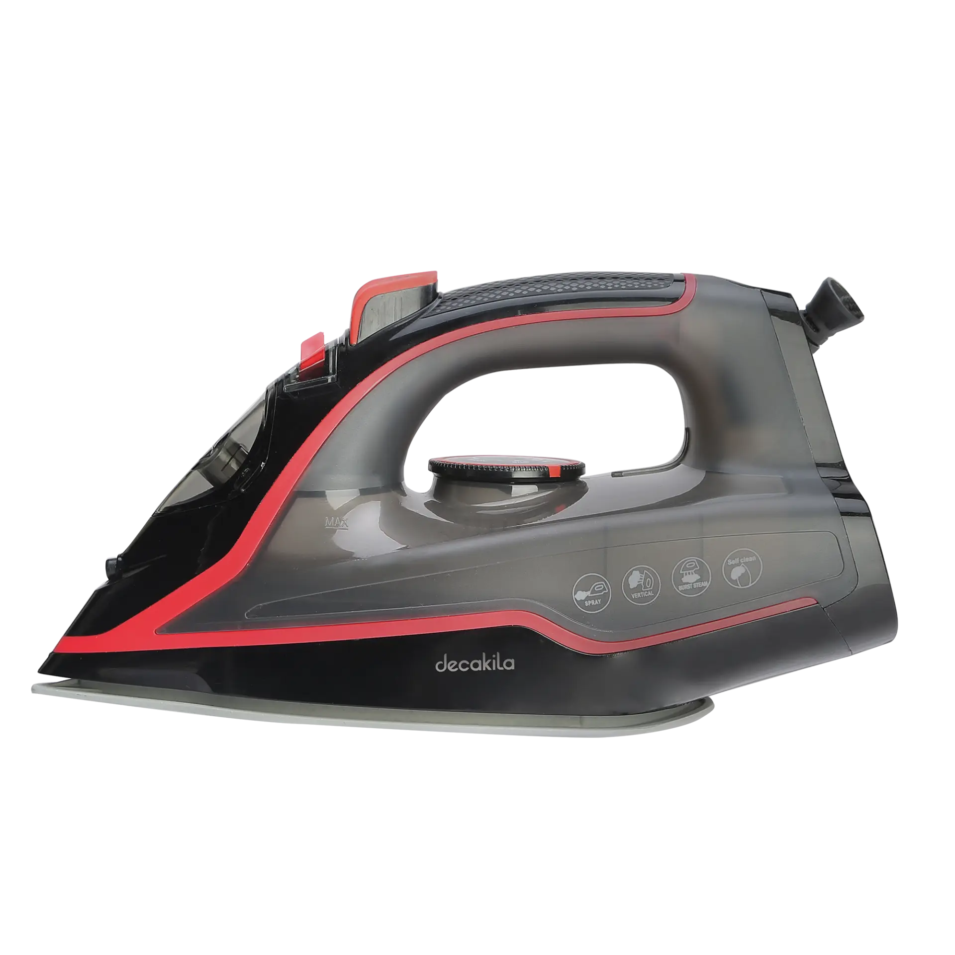 Electrocasnice mici - Calcator 2400W Negru/Rosu