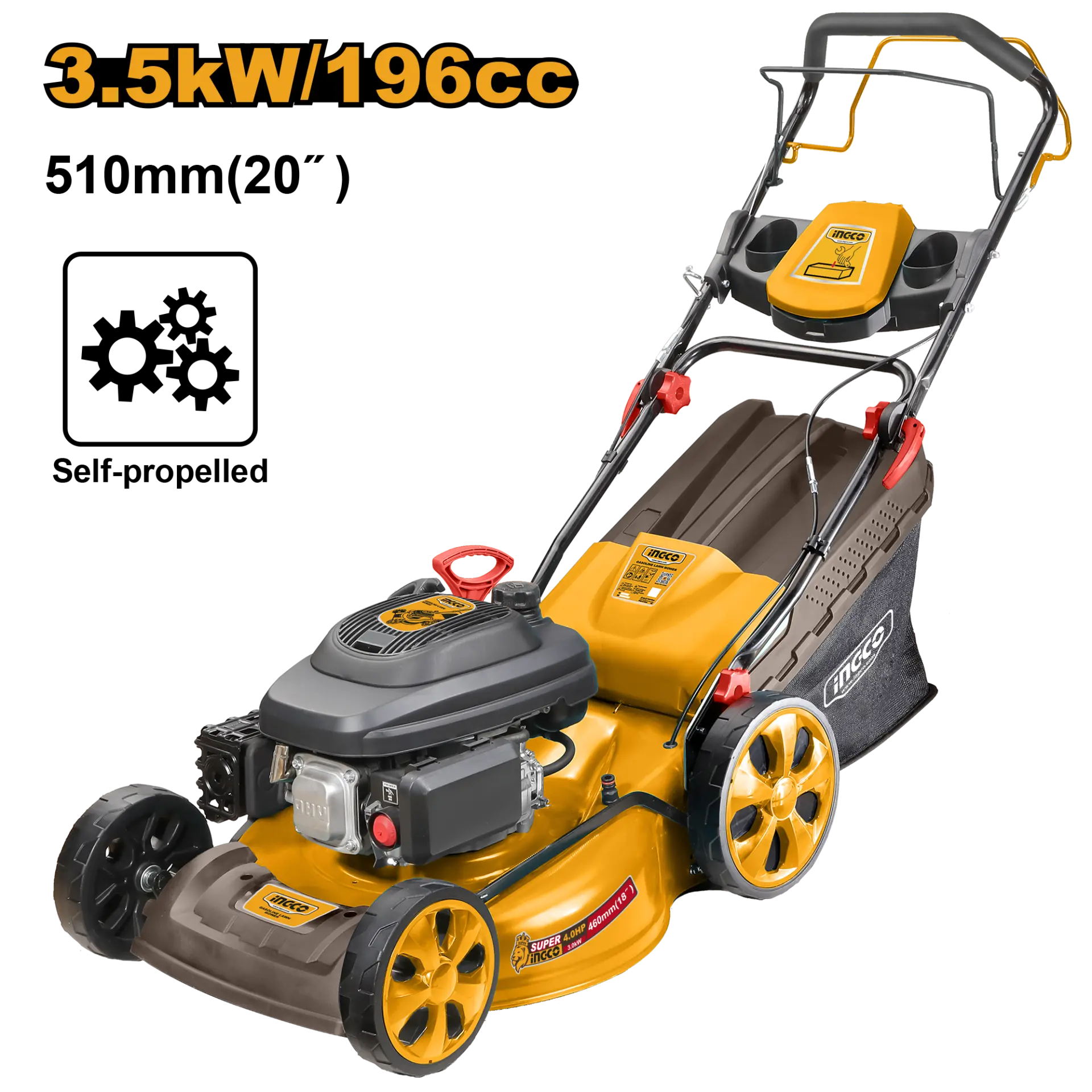 Masini de tuns iarba - Masina de Tuns Iarba cu Tractiune Profesionala 4.8Hp