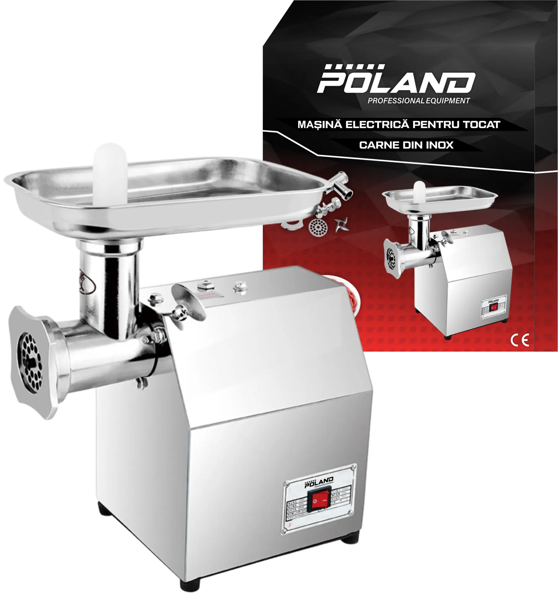 Masini de tocat electrice - Masina Electrica de Macinat Carne Poland Inox