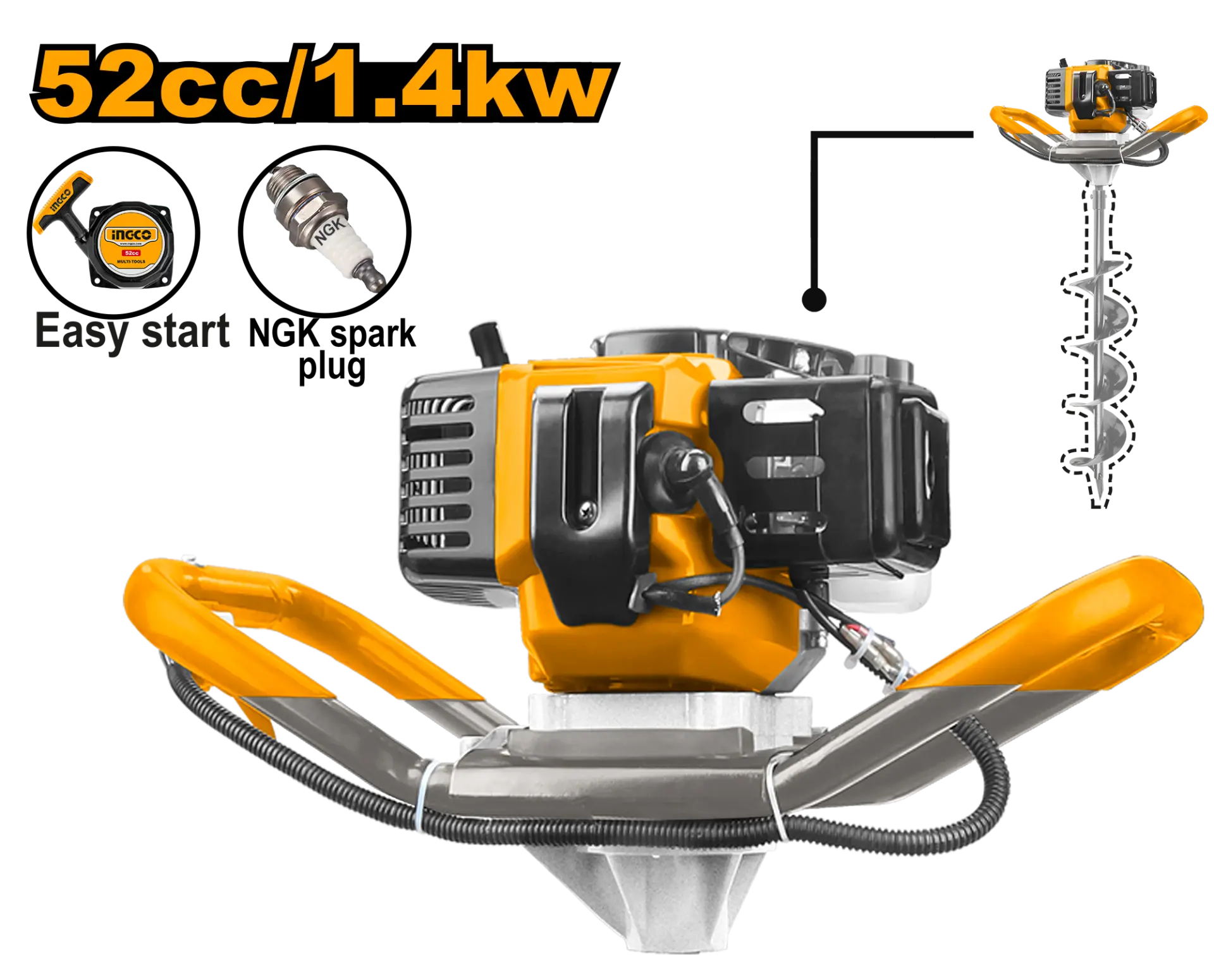 Motoburghie & motosfredele - Motoforeza 52CC 1.4KW