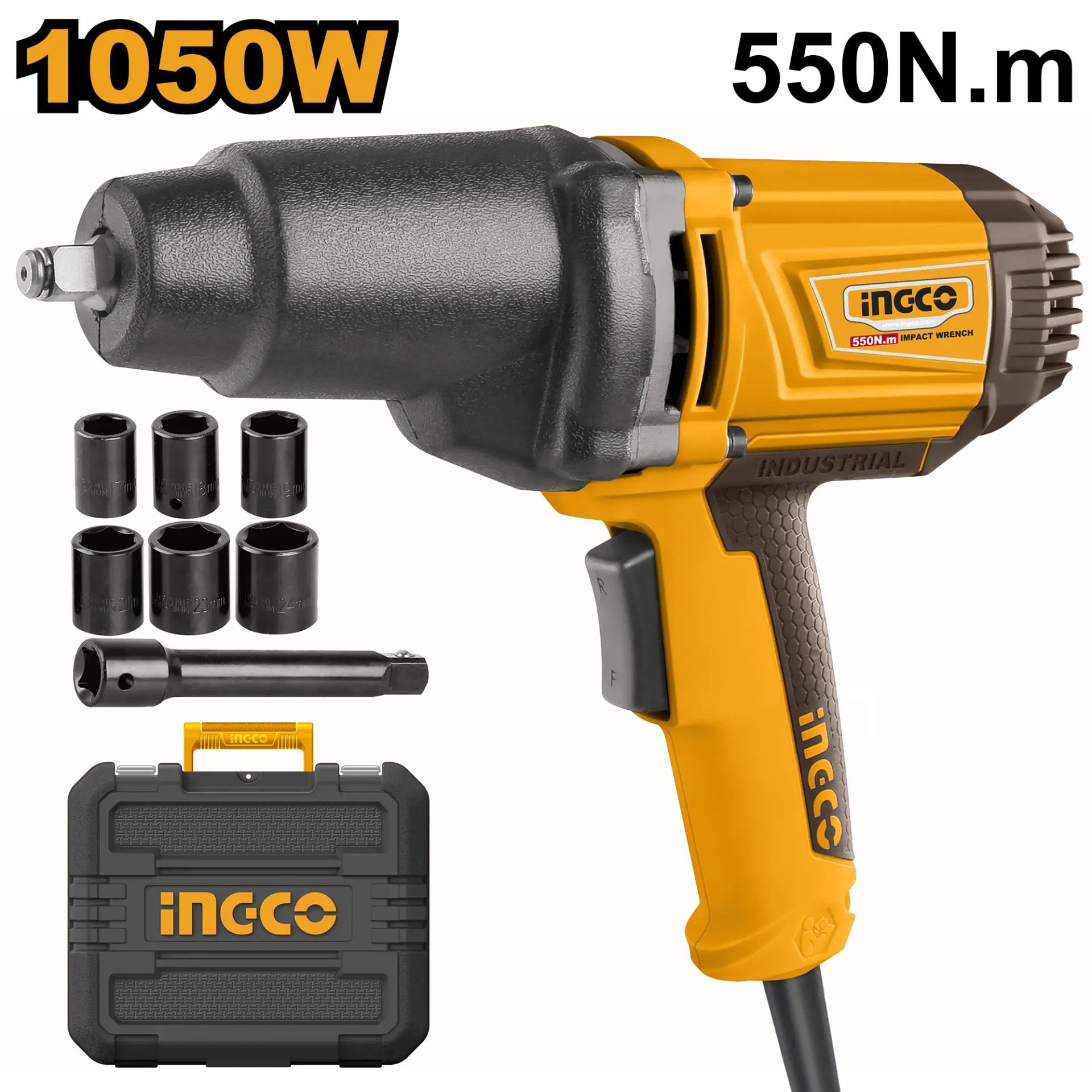 Pistoale de impact electrice - Pistol 1050W 1/2 Impact 520nm + Tubulare