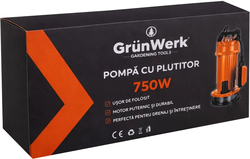 Pompa Apa Curata Plutitor 750W 32m GW [2]