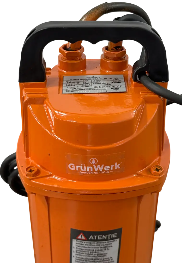 Pompa de Fonta Apa Curata cu Plutitor 550W 20m GW [1]