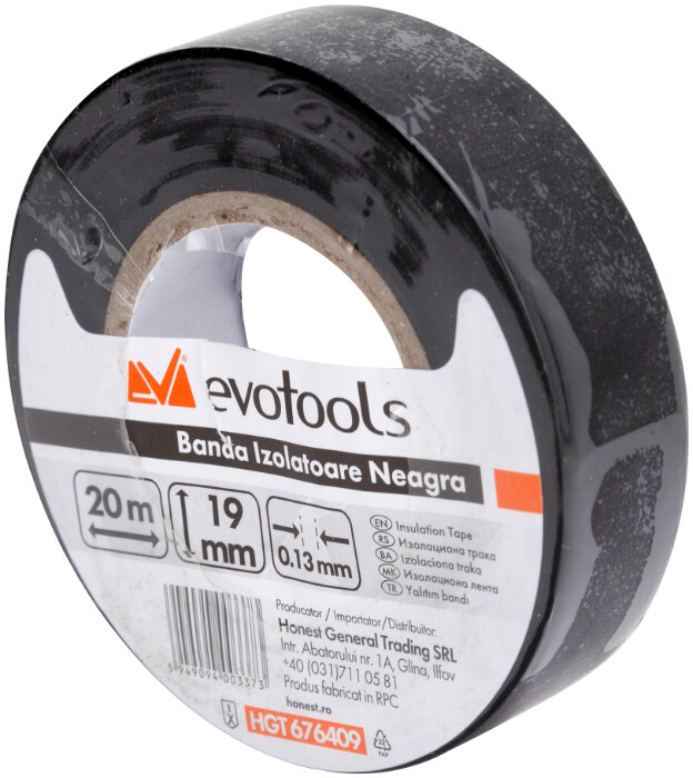 Banda Izolatoare EvoTools - Lungime 10 m Grosime 0.13 mm Latime 19 mm [7]