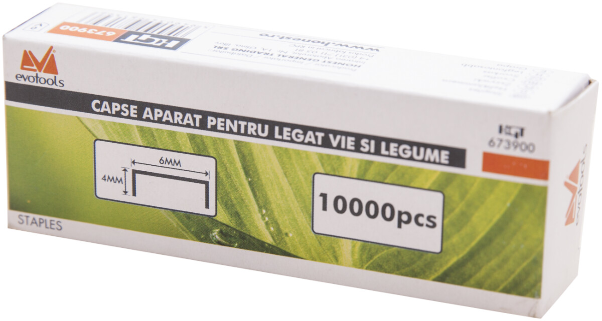 Accesorii & piese scule de mana - Capse Aparat Legat Vie si Legume - Cantitate 10000