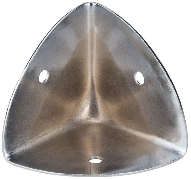 Elemente imbinare lemn - Coltar Metalic Mobila Suspendata - Dimensiuni coltar 39x39x39x1 mm Culoare coltar zincat alb