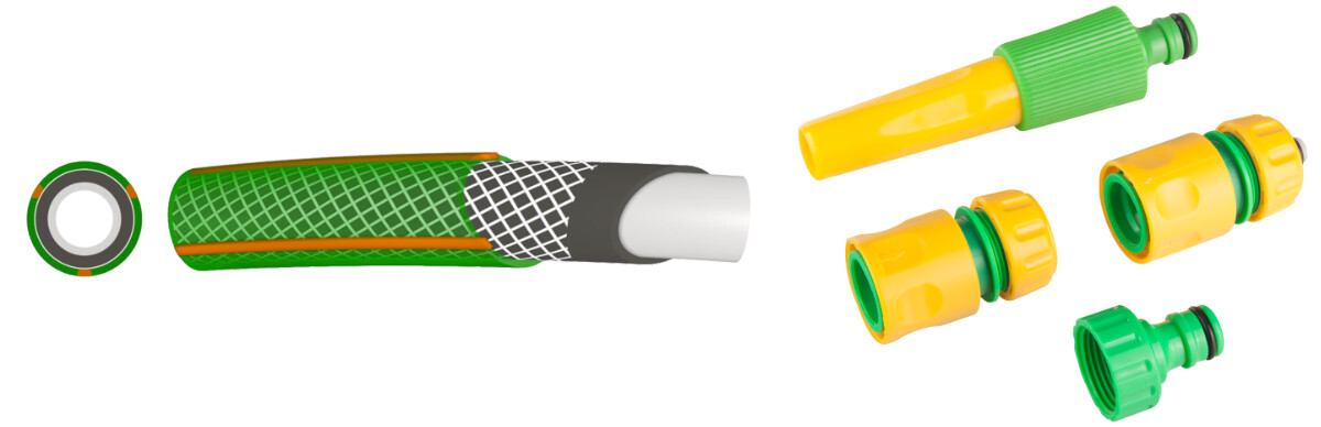 Furtun Armat cu Accesorii [5]