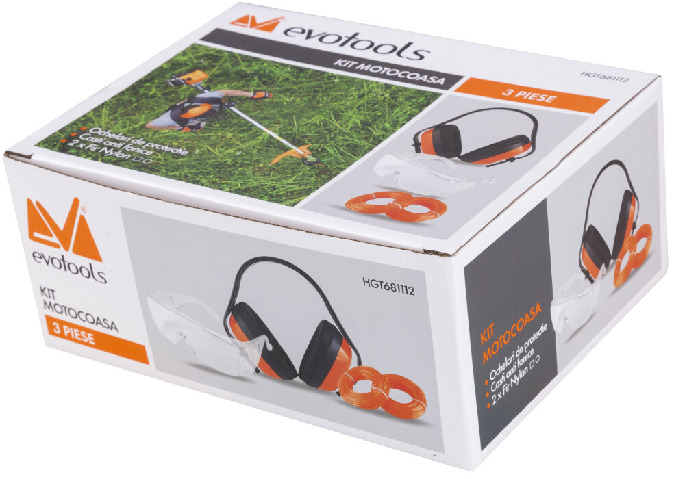 Kit Motocoasa 1 / Ochelari, Casti de Protectie, 2 Role Fir Nailon [1]