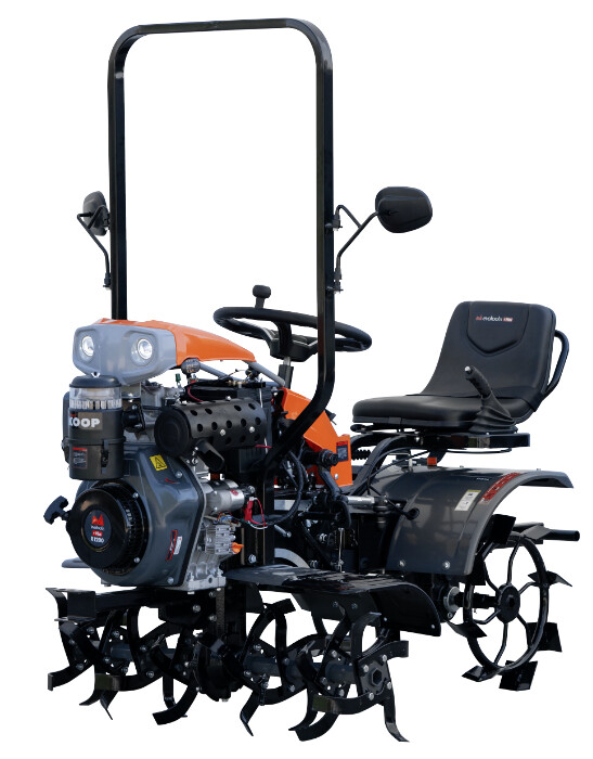Motocultor Ride-On (Minitractor) 4x4 R1200 Diesel Koop Pornire Electrica EvoTools +Plus [3]