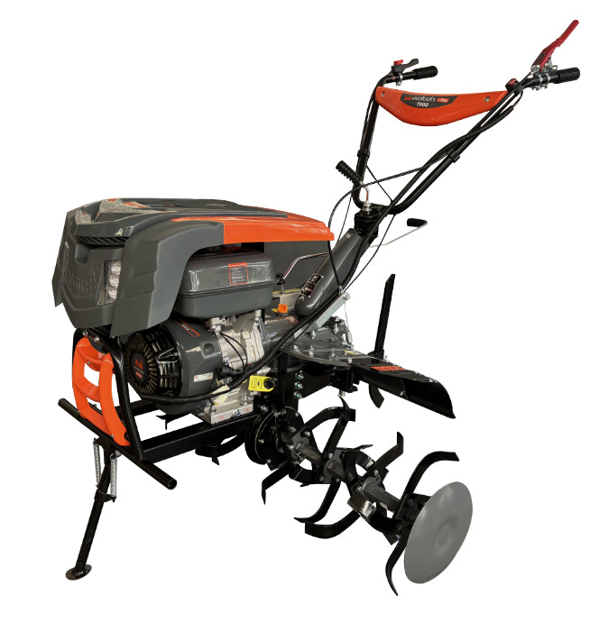 Motocultoare - Motocultor T900 Evotools PLUS 9 CP cu Far, Capota si Roti de Transport