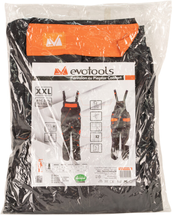 Pantalon Confort cu Pieptar [1]