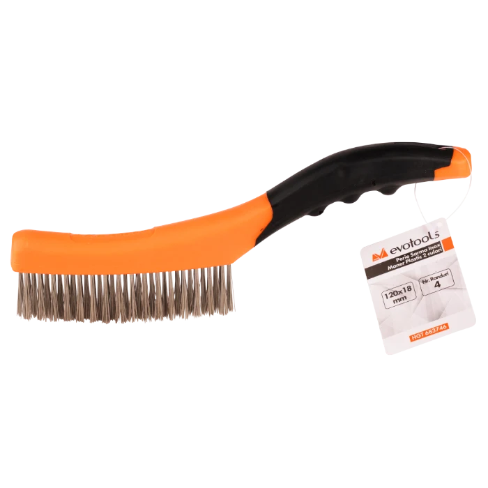 Perie Sarma Inox Maner Plastic 2 culori [1]