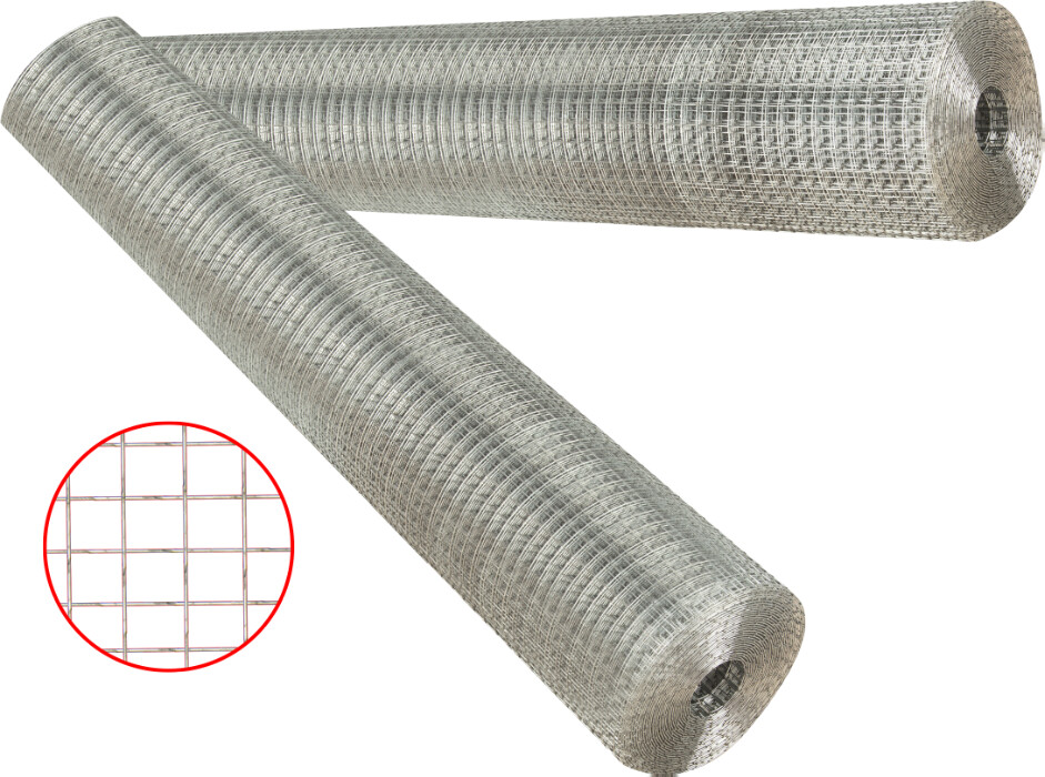 Plase de gard - Plasa Sudata Zincata - Lungime 10 m