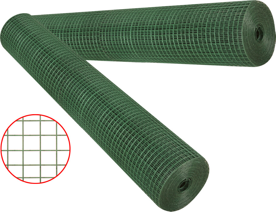 Plase de gard - Plasa Sudata Zincata Plastifiata - Lungime 10 m