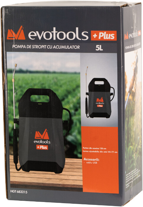 Pompa de Stropit cu Acumulator EvoTools +Plus [1]