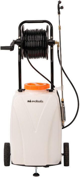 Pompe de stropit - Pompa de Stropit cu Acumulator, Roti de Transport si Furtun 30M  - Volum 40 l