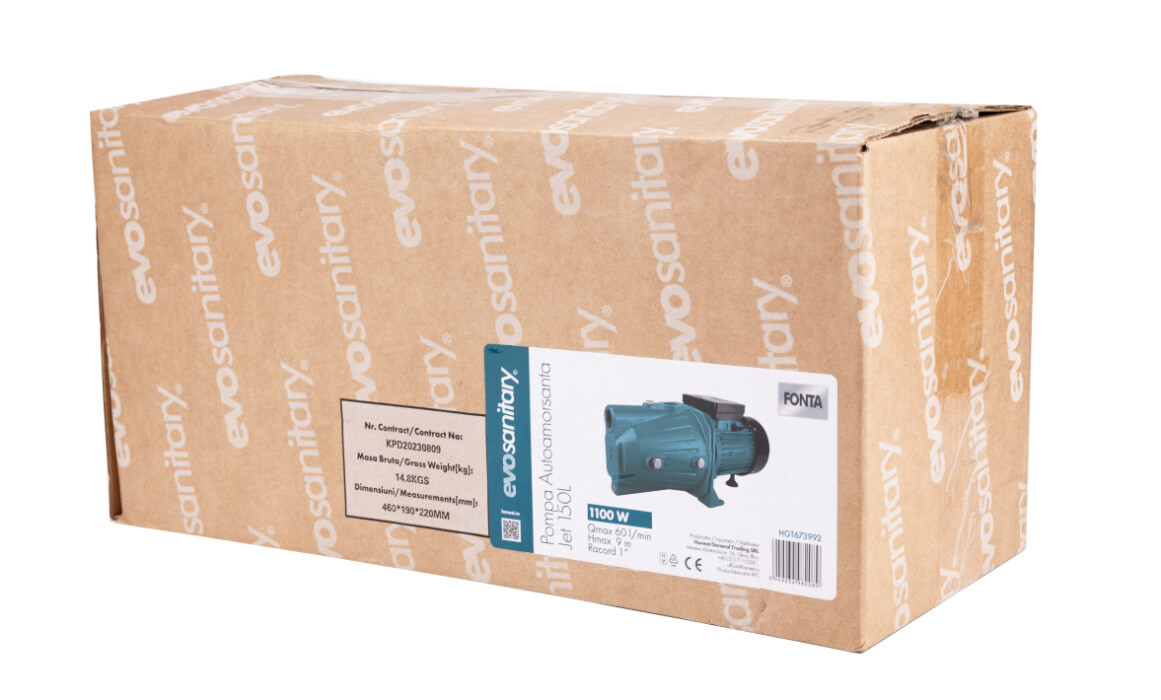 Pompa de suprafata Autoamorsanta EPTO Jet 150L - Tip 150 Putere 1100 W [2]