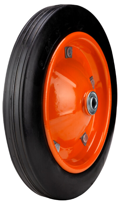 Utilaje pentru constructii - Roata Roaba P Plina cu Janta Metalica Profil Drept - Greutate roata 130 kg Diametru roata 320 mm