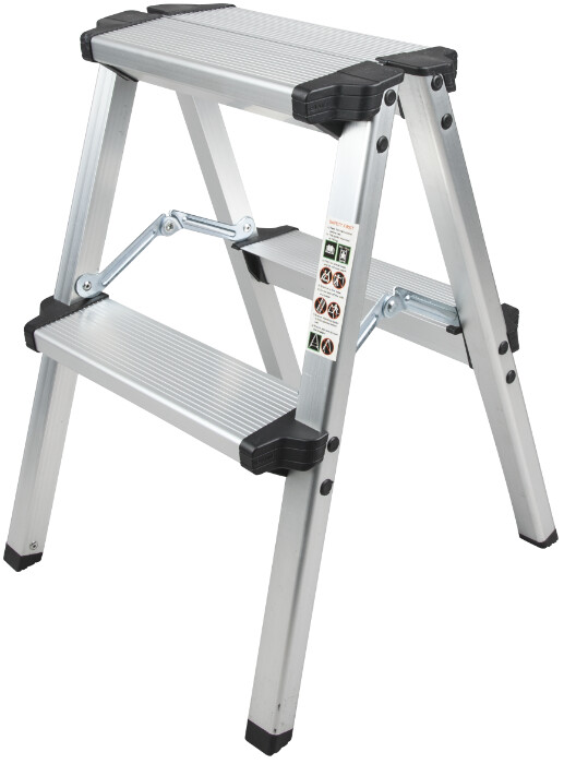 Scara Aluminiu Dubla EvoTools - Inaltime totala 48 cm Nr. Trepte 2 Inaltime Utila 48 cm [3]