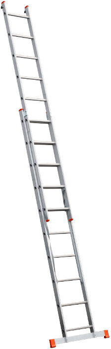 Utilaje pentru constructii - Scara Aluminiu EvoTools +Plus - Nr. Trepte 11 Nr. Tronsoane 2