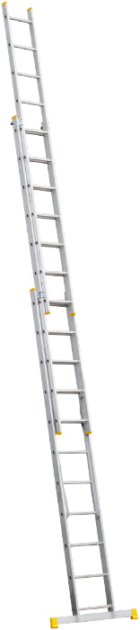 Utilaje pentru constructii - Scara Aluminiu EvoTools +Plus - Nr. Trepte 11 Nr. Tronsoane 3
