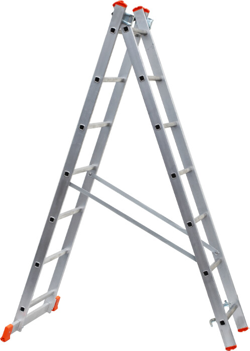 Scara Aluminiu EvoTools +Plus - Nr. Trepte 7 Nr. Tronsoane 2 [1]