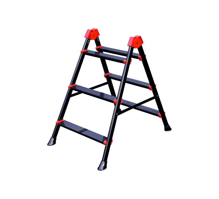 Scara Metalica Dubla - Inaltime Utila 58 cm Numar Trepte [N[trepte] - Numar Trepte] Lungime Tronson 61 cm [4]