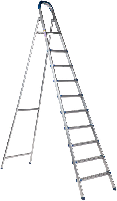 Utilaje pentru constructii - Scara Metalica Vopsita Gri - Nr. Trepte 8+P