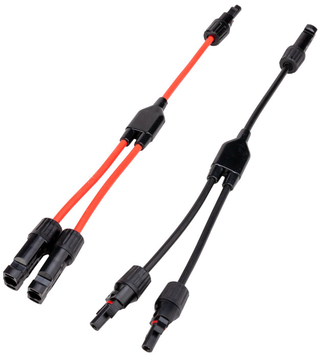 Piese si accesorii fotovoltaice - Set Conectori Y Panou Fotovoltaic