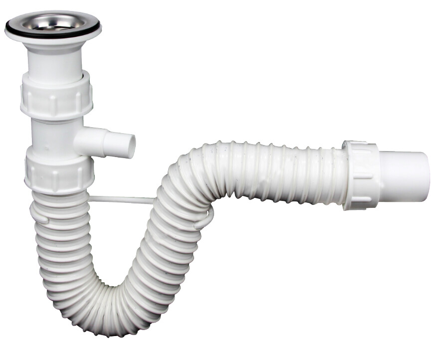 Sisteme de scurgere - Sifon Flexibil cu Ventil si Rac.MS Texo