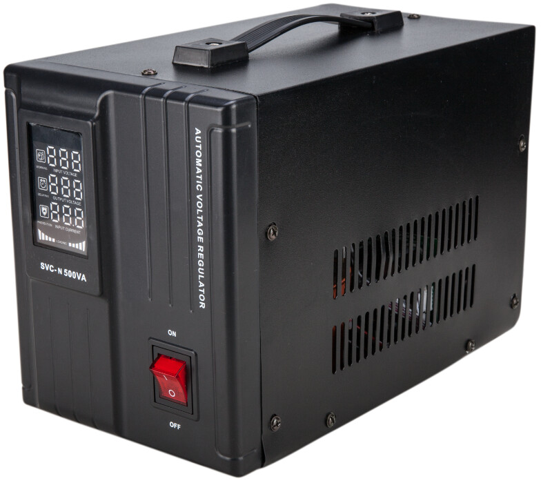 Electrice - Stabilizator de Tensiune 500VA, LCD Display, Servomotor si Functie de Intarziere
