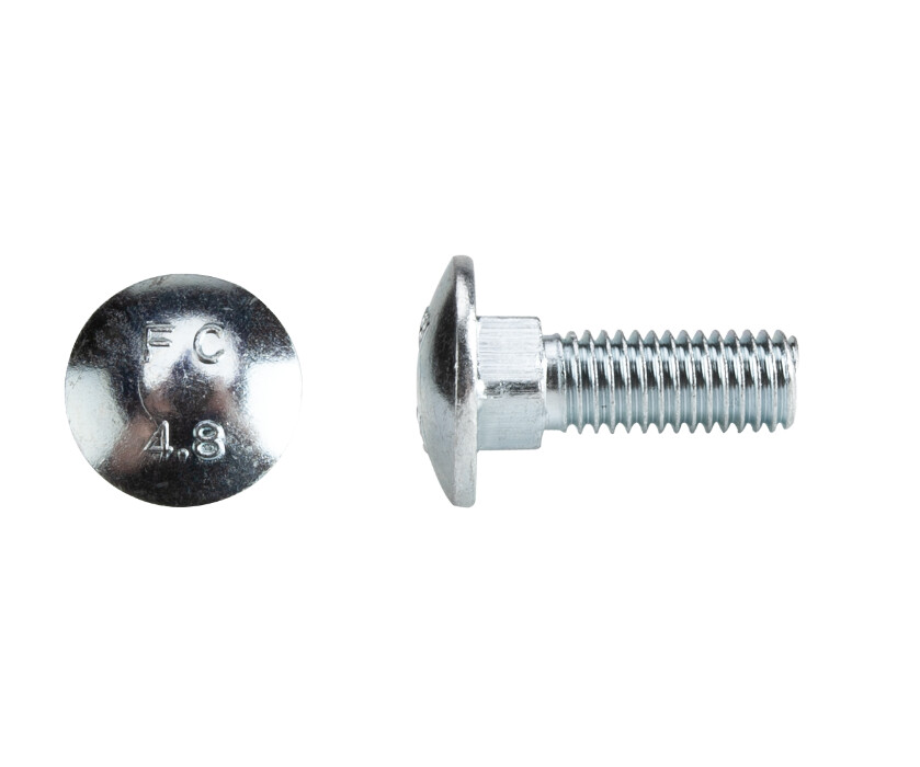 Feronerie, suruburi si elemente fixare - Surub Torbant Zincat DIN 603 P - 25 Buc