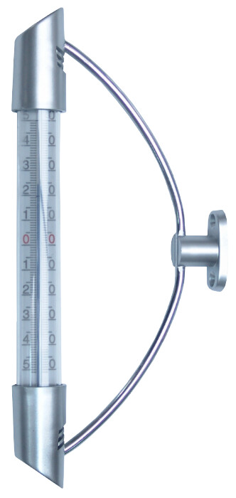 Decoratiuni de exterior - Termometru de Exterior cu Suport Semicerc - Cod TMS-135