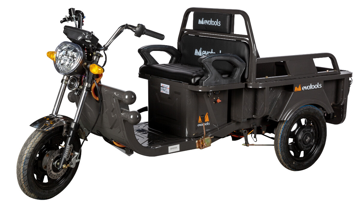 Scutere, ATV si Biciclete - Triciclu Electric Cargo  Praslea TRCC800 Putere maximala: 1660 W, Viteaza maxima 25km/h