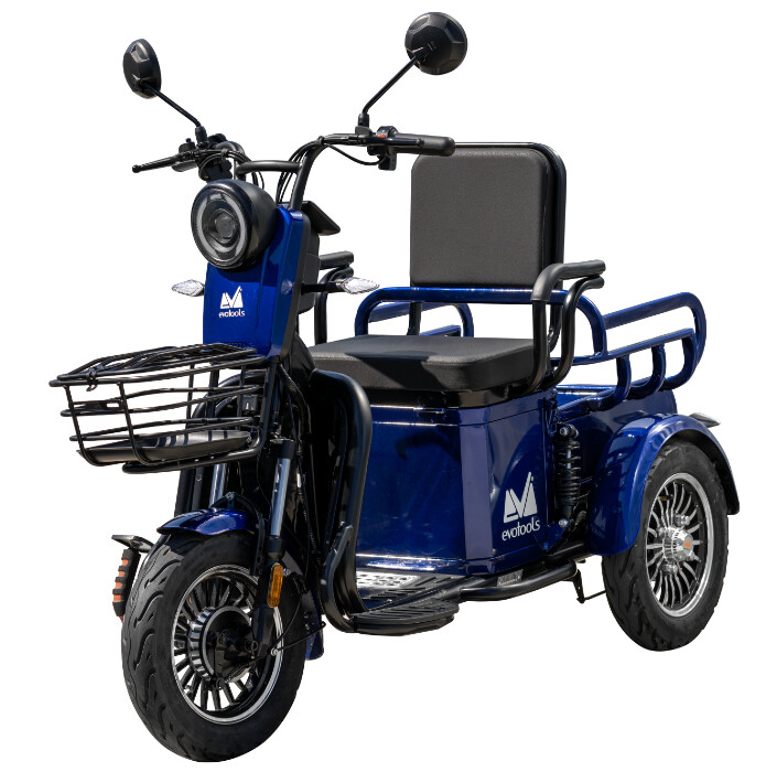 Triciclu Electric Persoane Deceneu TRP500, Putere maximala: 700 W, Autonomie: ~35 km, Viteza maxima: 25 km/h [1]